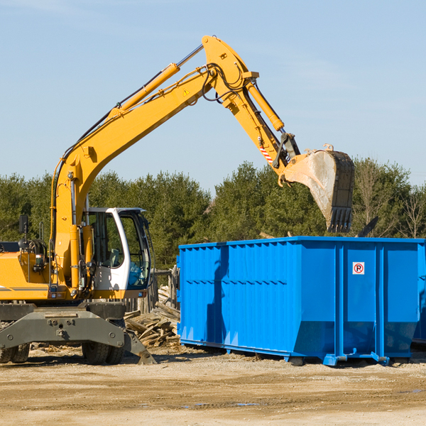 are there any restrictions on where a residential dumpster can be placed in Owanka South Dakota